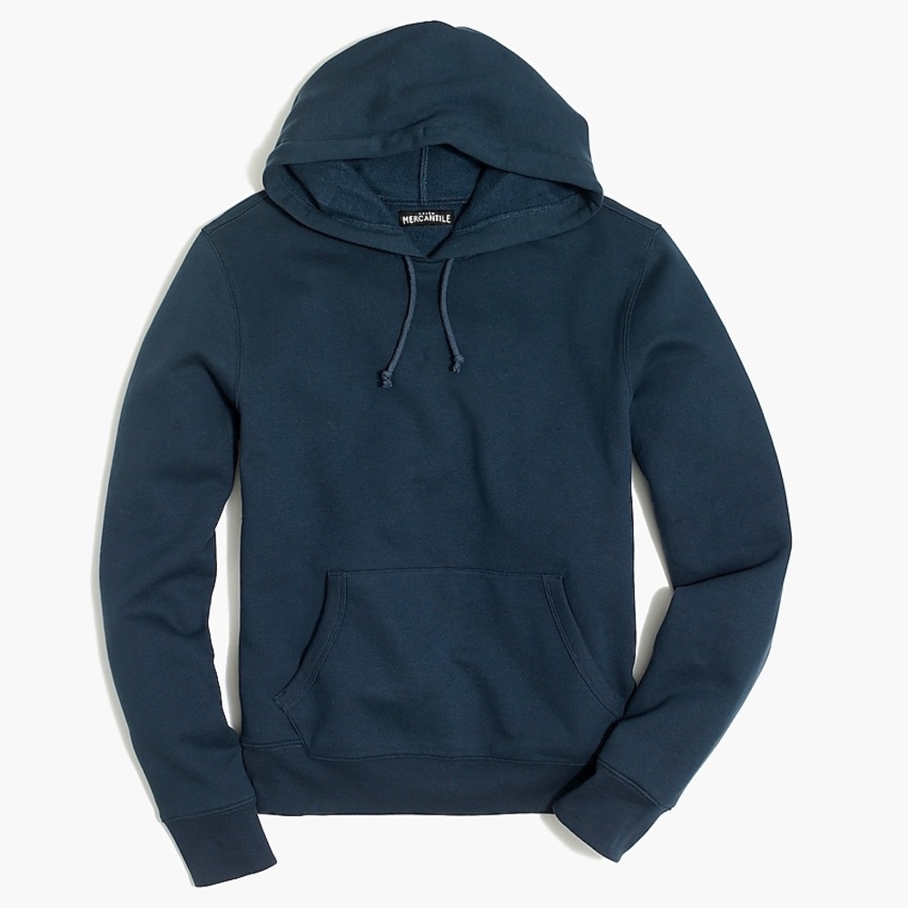 JCrew Factory Fleece Popover Hoodie